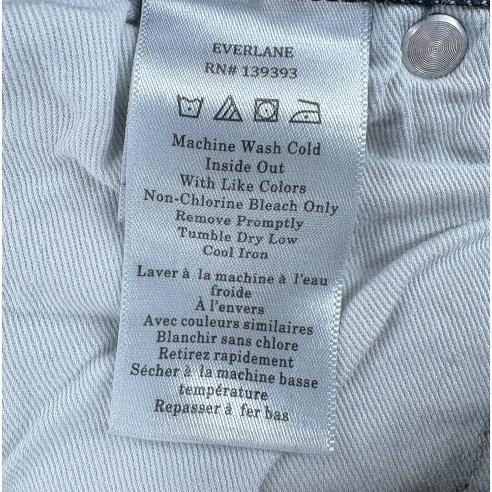 Everlane Uniform Slim 4-Way Stretch Organic Jean Mens 33x29* Blue Rinse Workwear